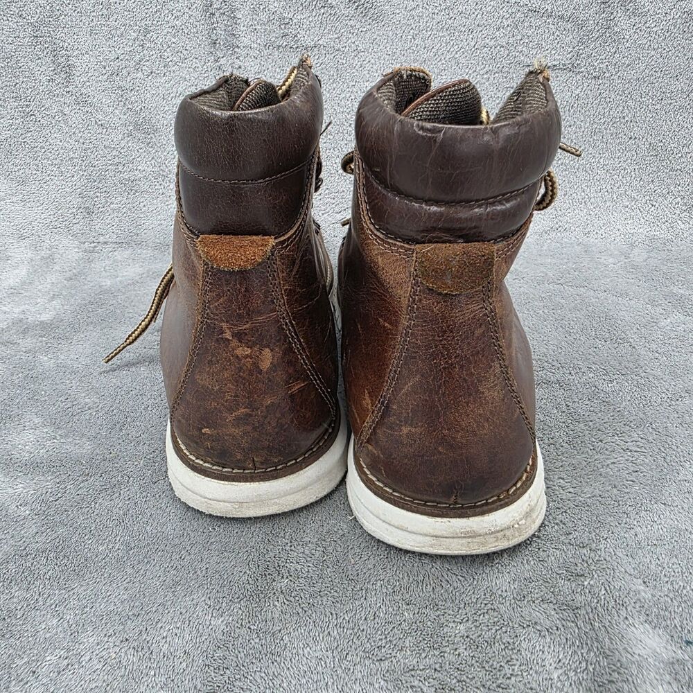 Four Brothers Brown Leather Alpine Hiking Boots Men's Size L0.5 View 3